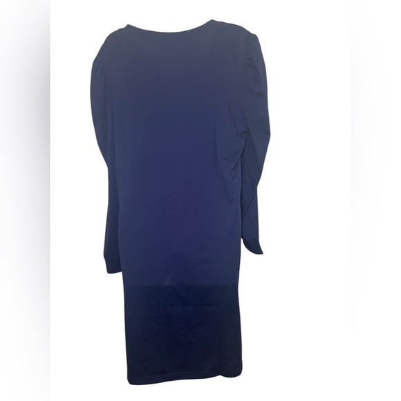 Lularoe New NWT Ava Mutton Sleeve Dress Navy Size XL - Picture 2 of 5
